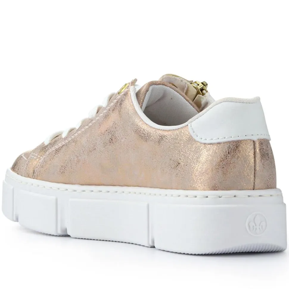 Chunky Extra-Cushioned Trainers - Rose Gold