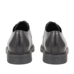 Chunky Leather Brogues - Black