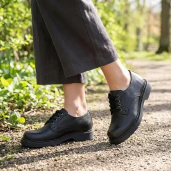 Chunky Leather Brogues - Black