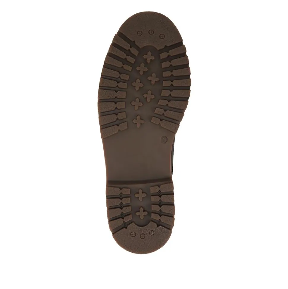 Chunky Leather Casual Lace Up Shoes - Brown
