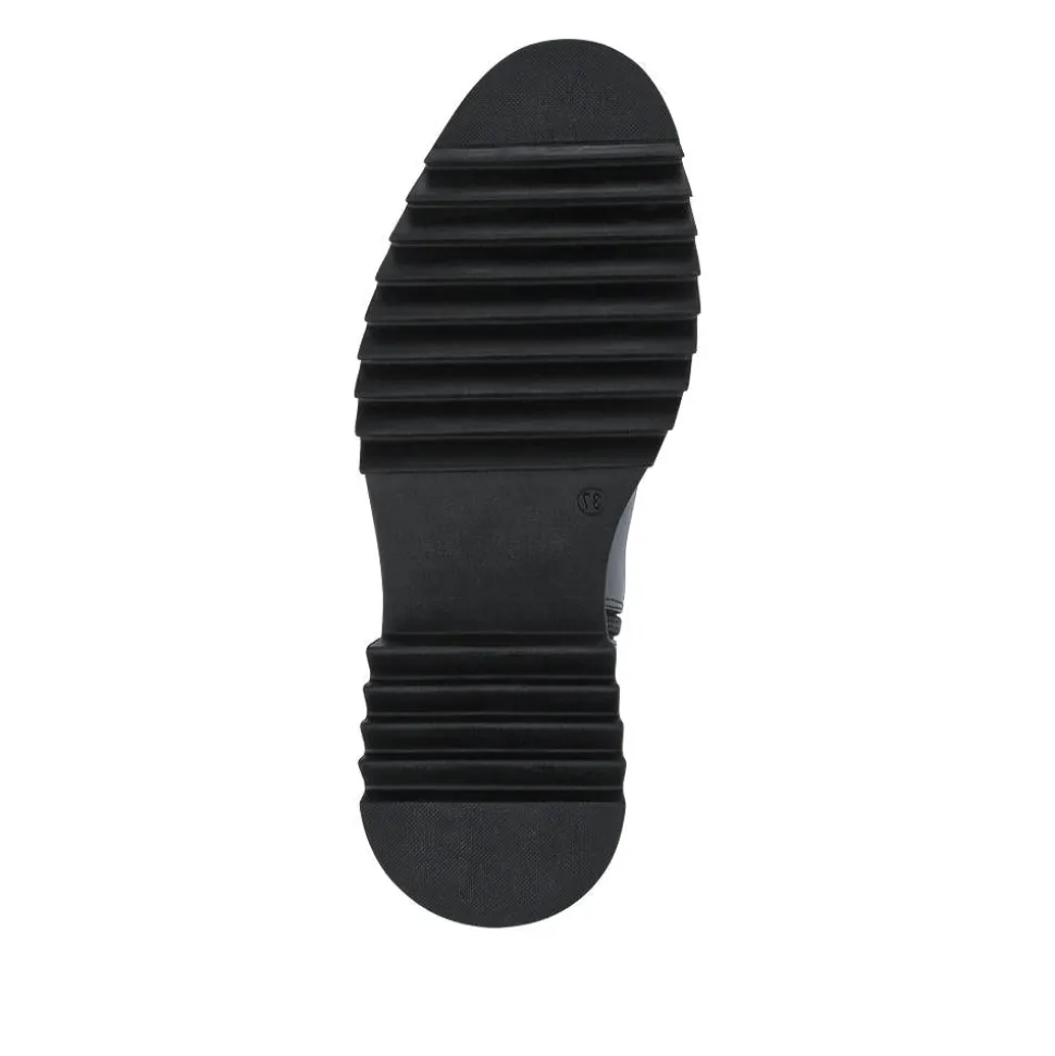 Chunky Leather Chelsea Boots - Black
