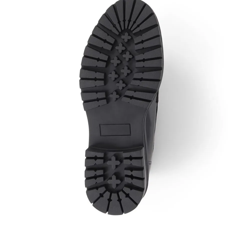 Chunky Loafers - Black Patent
