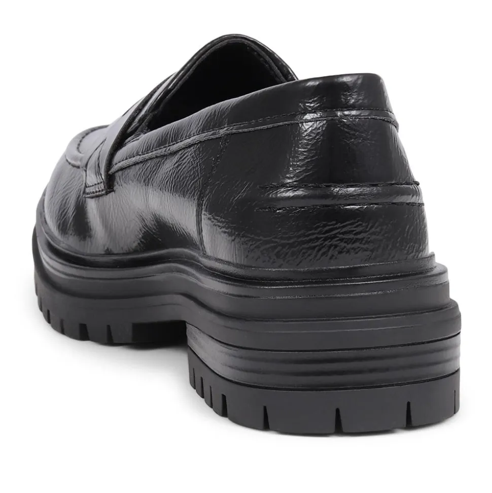 Chunky Loafers - Black Patent