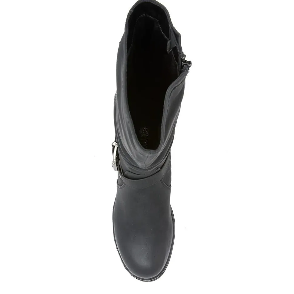 Chunky Long Boots - Black