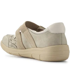 Chunky Mary Janes - Beige
