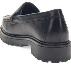 Chunky Slip-On Shoes - Black