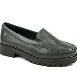 Chunky Slip-On Shoes - Green