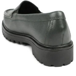 Chunky Slip-On Shoes - Green