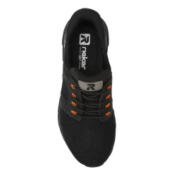 Chunky-Soled Slip-On Trainers - Black