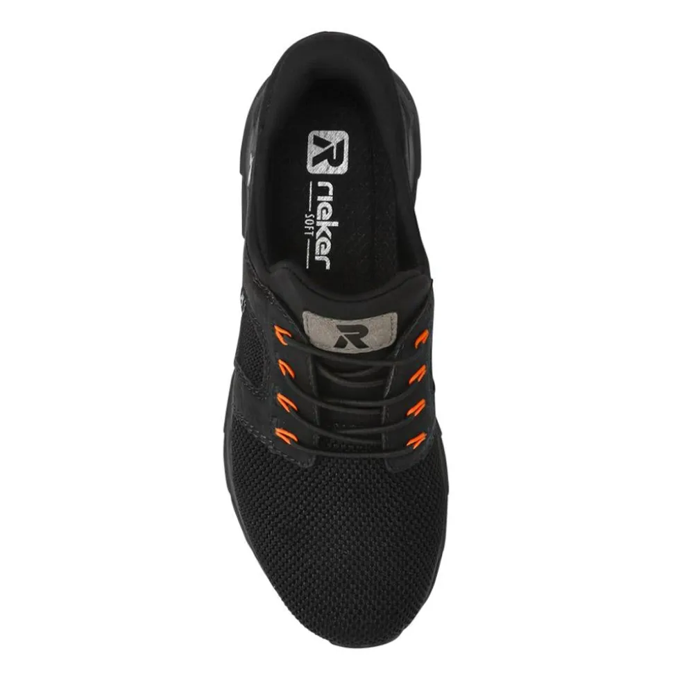 Chunky-Soled Slip-On Trainers - Black