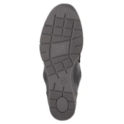 Chunky Sole Slip-on Shoes - Black