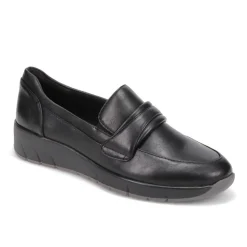 Chunky Sole Slip-on Shoes - Black