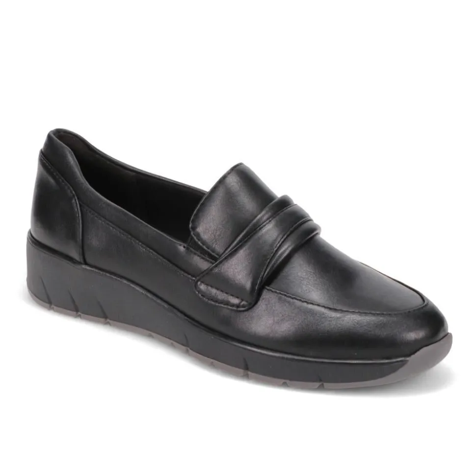 Chunky Sole Slip-on Shoes - Black