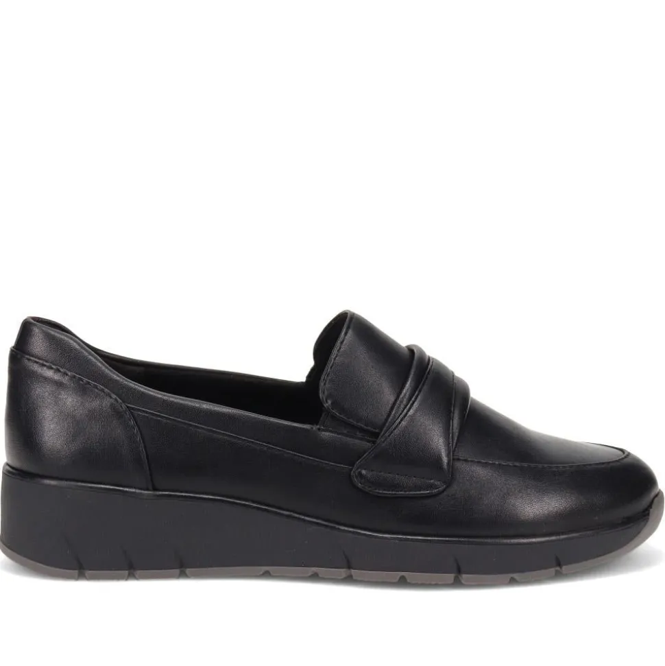 Chunky Sole Slip-on Shoes - Black
