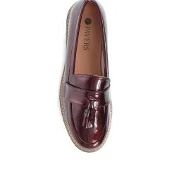Chunky Tassel Loafers - Burgundy