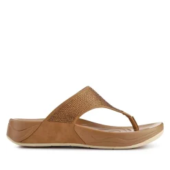 Chunky Toe Post Sandals - Camel