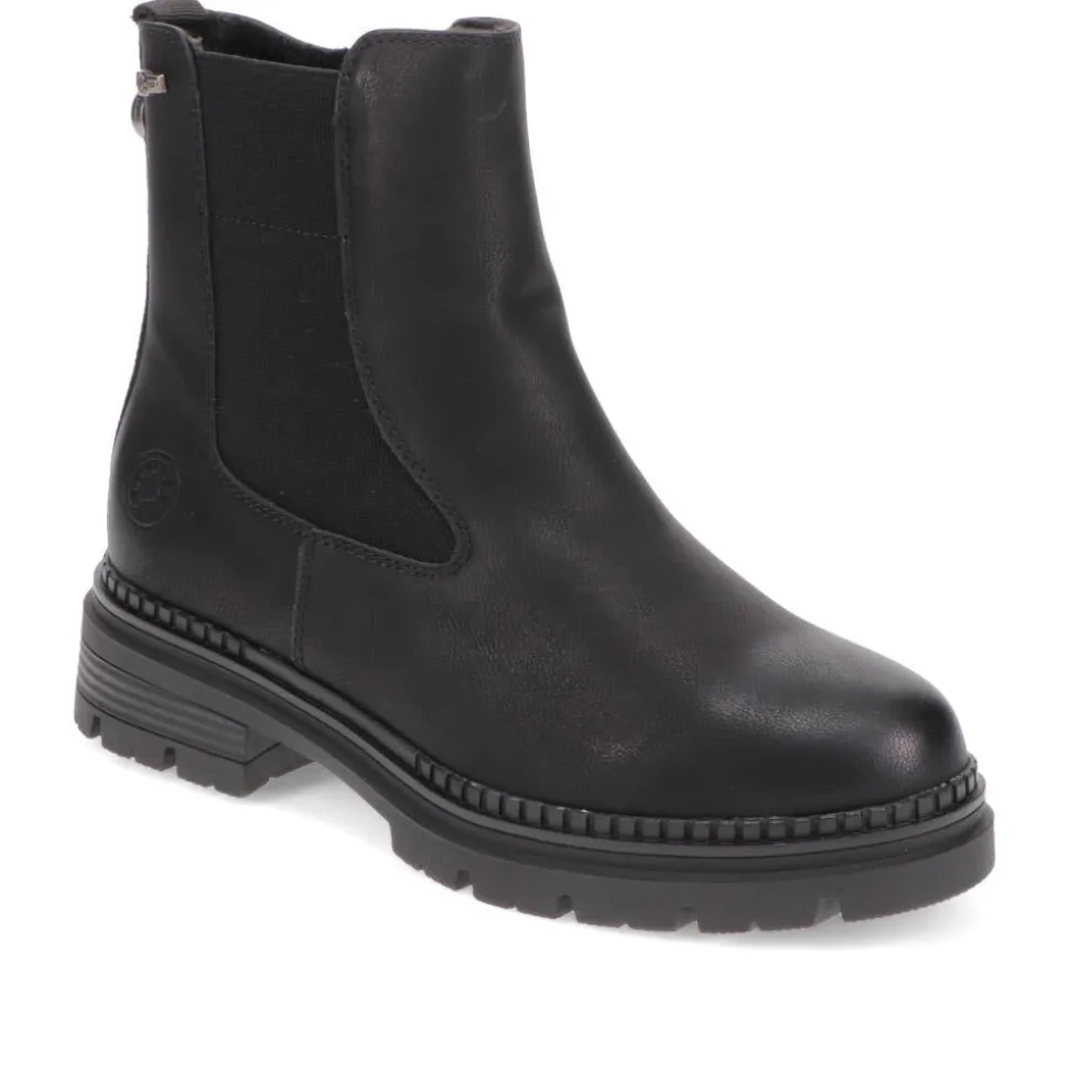 Chunky Water-Resistant Chelsea Boots - Black