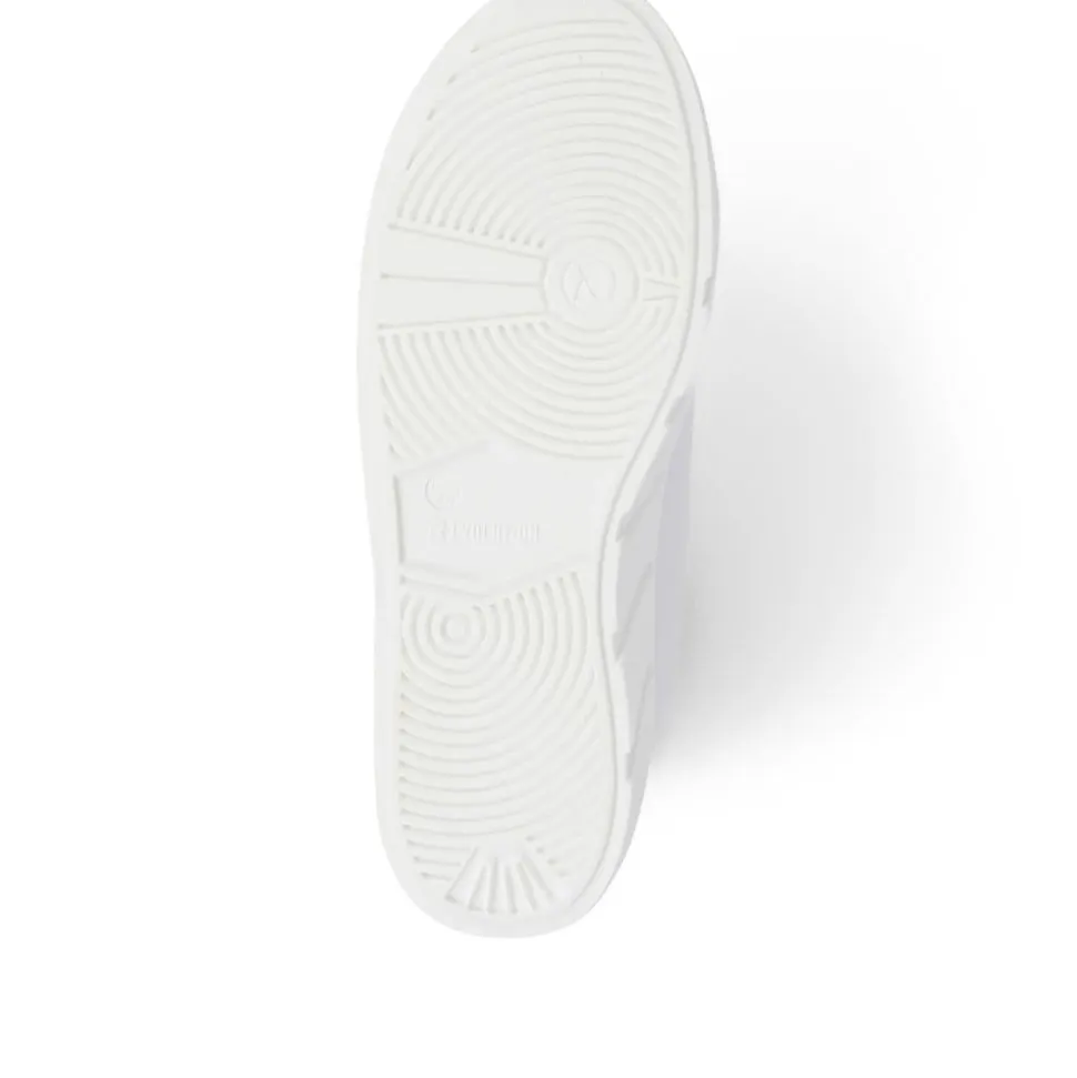 Chunky Zip Trainers - White