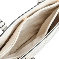Classic Detail Tote Bag - Cream