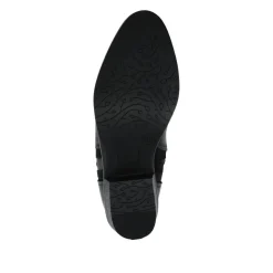 Classic Wide Fit Leather Ankle Boots - Black