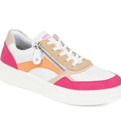 Colour Block Trainers - White Multi