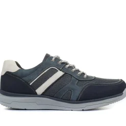 Colour Contrast Trainers - Navy