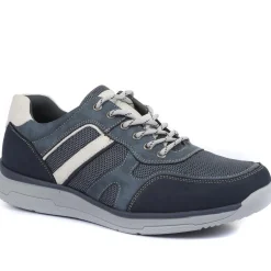 Colour Contrast Trainers - Navy
