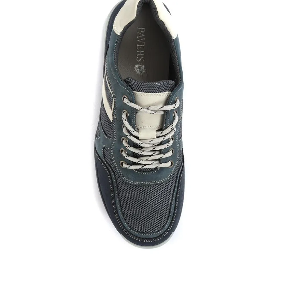 Colour Contrast Trainers - Navy