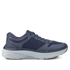 Comfortable Lace-Up Trainers - Navy