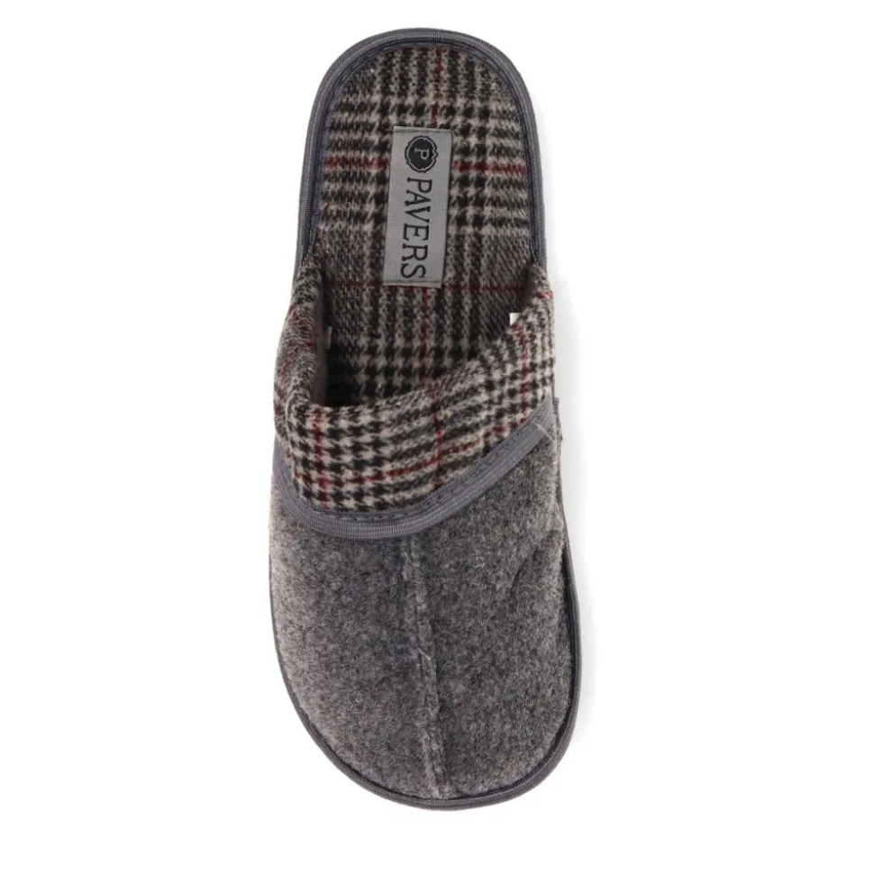 Comfortable Mule Slippers - Grey