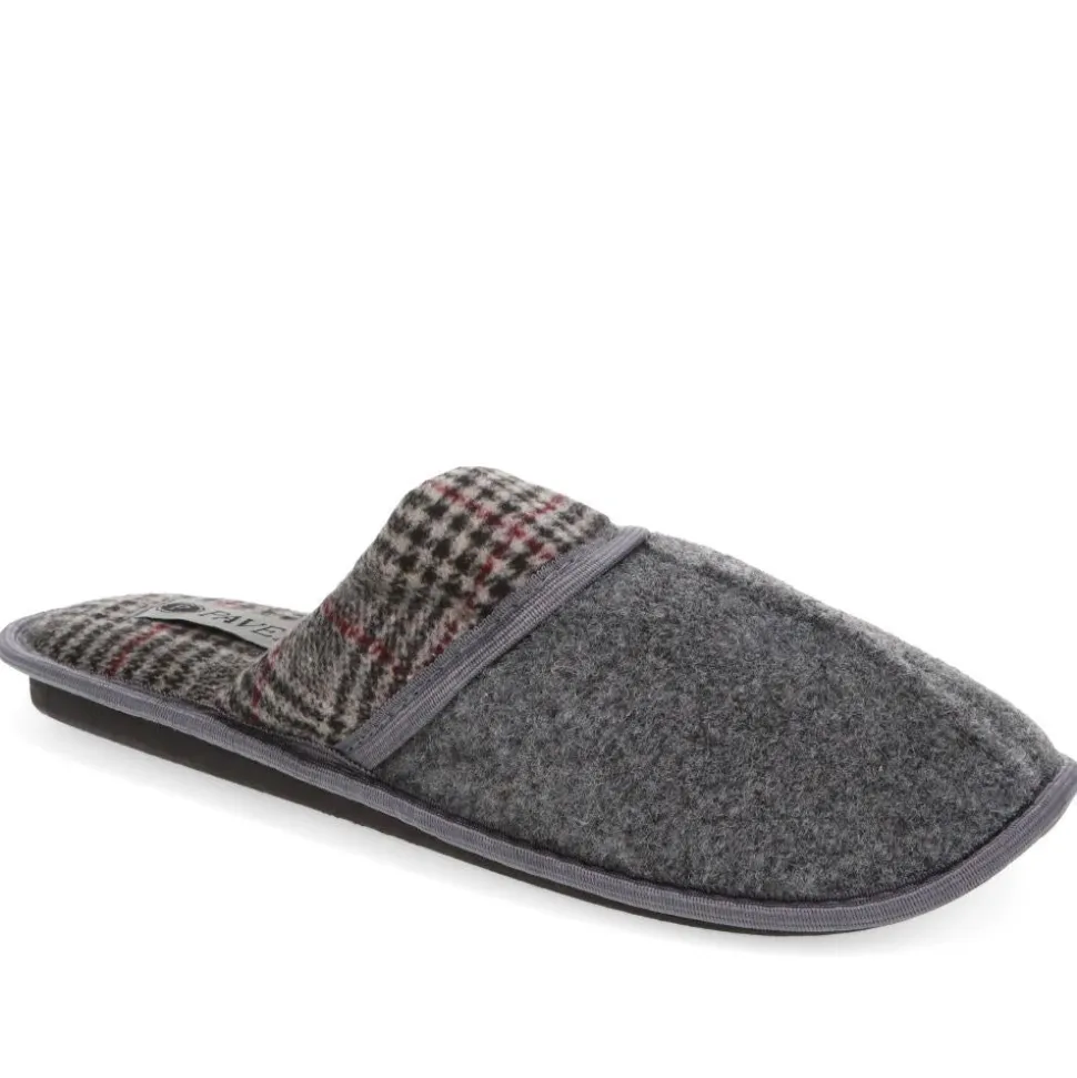 Comfortable Mule Slippers - Grey