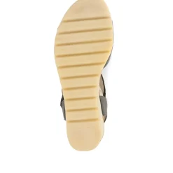 Comfortable Wedge Heel Sandals - Navy