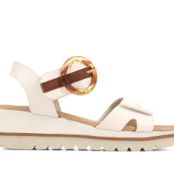 Comfortable Wedge Heel Sandals - White