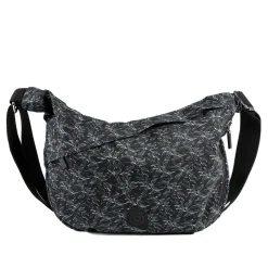 Comfort Cross Body Bag - Black Floral