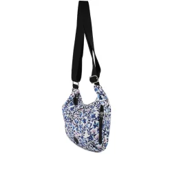 Comfort Cross Body Bag - White Floral