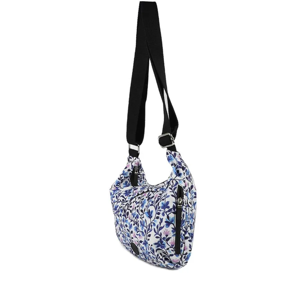 Comfort Cross Body Bag - White Floral