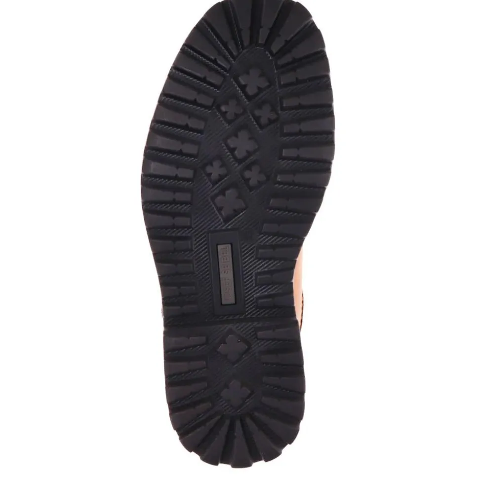 Commando Tread Lace-Up Shoes - Brown