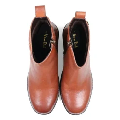 Contemporary Comfort Boots EE Fit - Tan Tumbled Leather