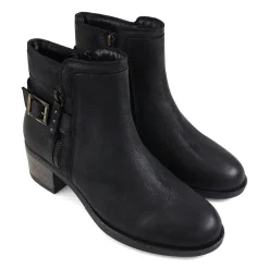 Contemporary Comfort Boots E Fit - Black Tumbled Nubuck