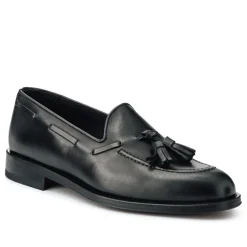 Corsino Smart Leather Loafers - Black