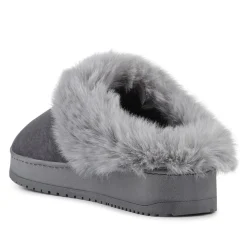 Cosy Mule Slippers - Grey
