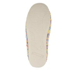 Cosy Wide Fit Memory Foam Slippers - Grey Multi
