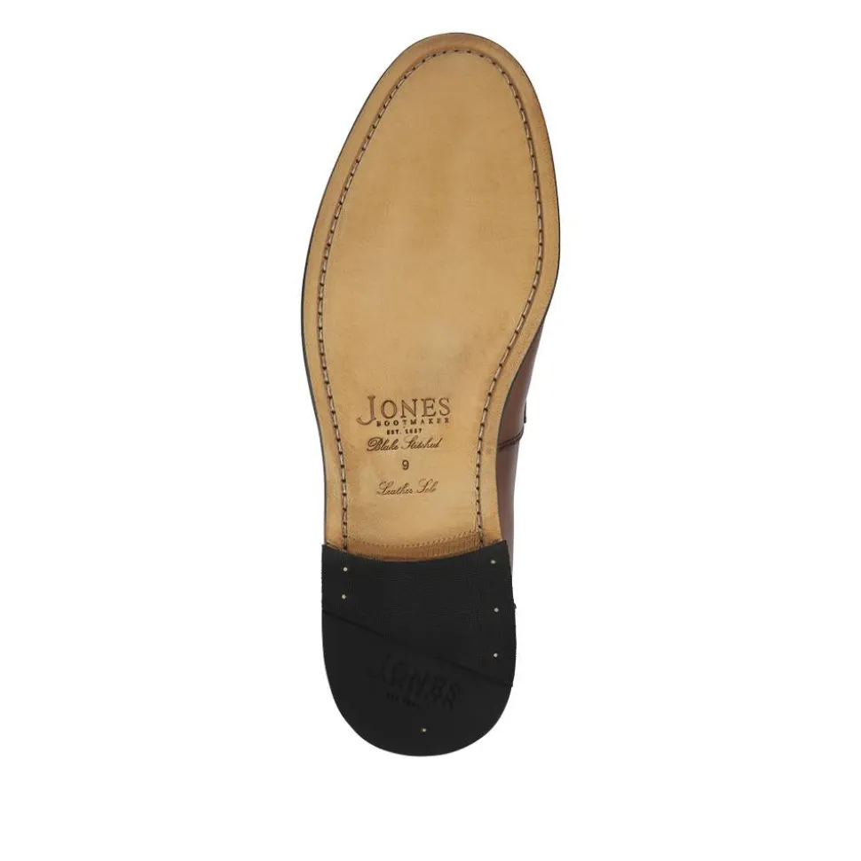 Creed Smart Blake Stitched Leather Penny Loafers - Brown Multi