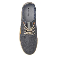 Cushioned Lace-Up Shoes - Navy