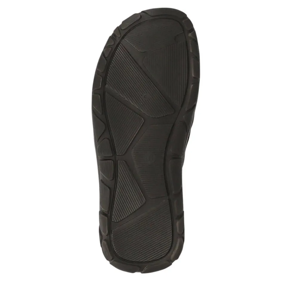 Cushioning Toe Post Sandals - Black