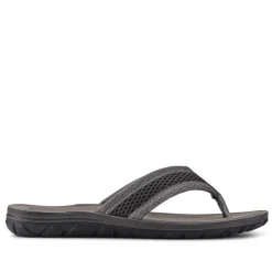 Cushioning Toe Post Sandals - Grey