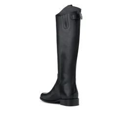 Daliah Leather Long Boots - Black