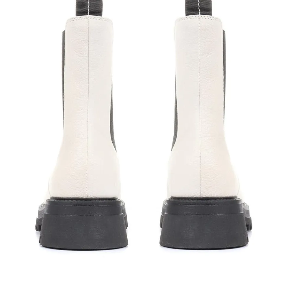 Denno Chunky Chelsea Boots - Off White
