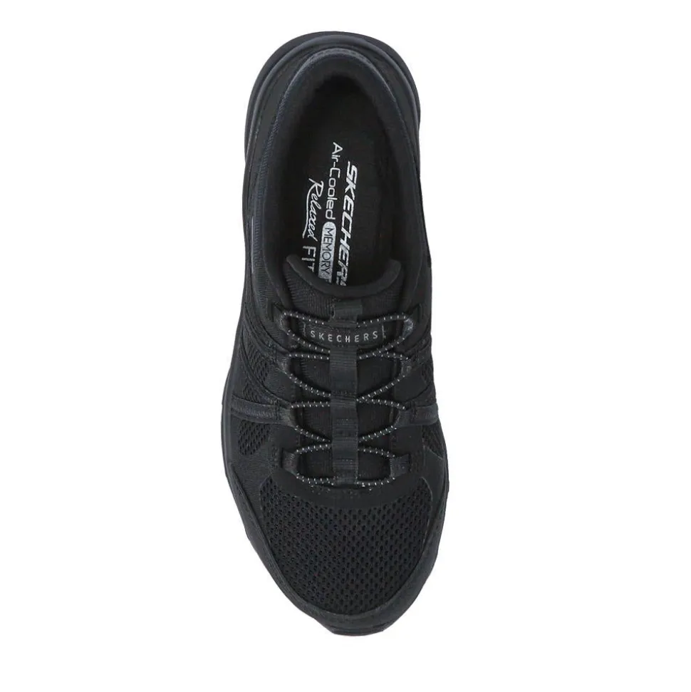 D'lux Comfort - Surreal Ladies Trainers - Black