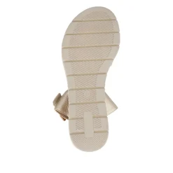 Dual-Buckled Mule Sandals - Gold